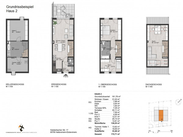 Grundrissbeispiel Haus 2