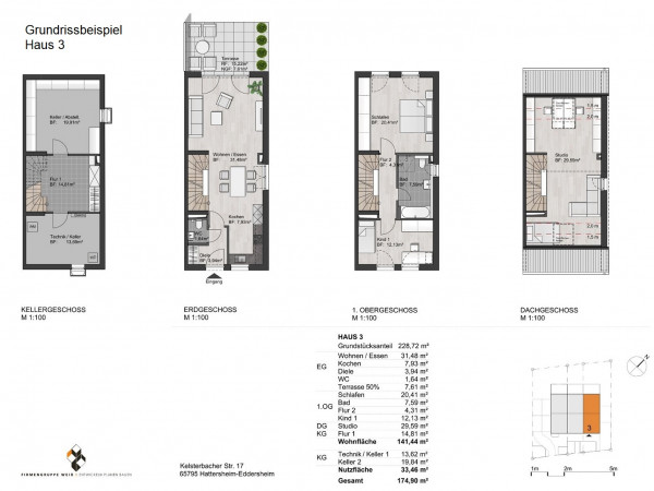 Grundrissbeispiel Haus 3