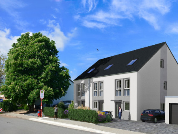 Visu Strasse 002 inkl. Vordach und Fassadengestaltung